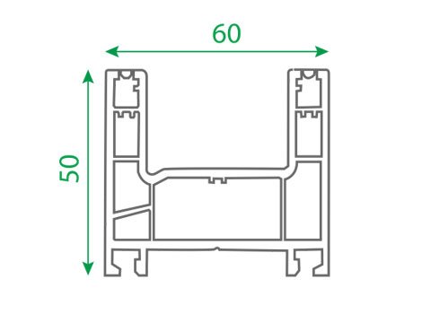 Section drawing of TF 101, a Peafowl profile